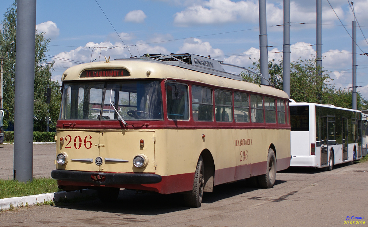 Черновцы, Škoda 9TrH25 № 206