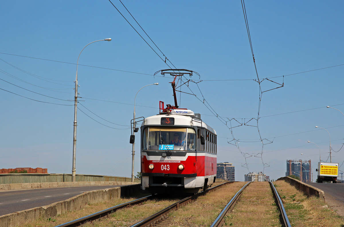 Краснодар, Tatra T3SU КВР МРПС № 043