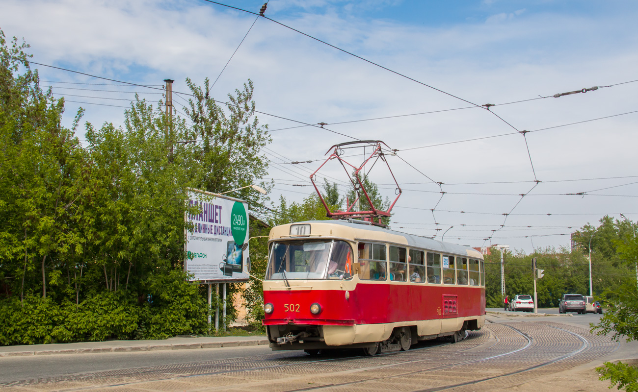 Екатеринбург, Tatra T3SU (двухдверная) № 502