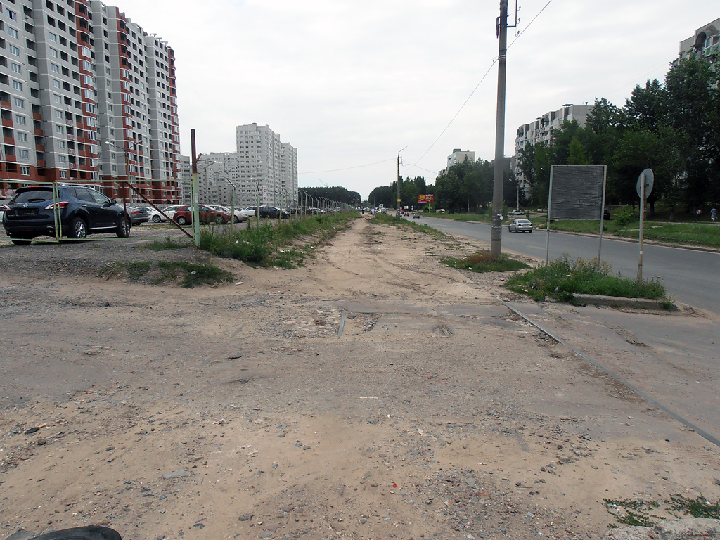 Voronezh — The remnants of Voronezh tramway