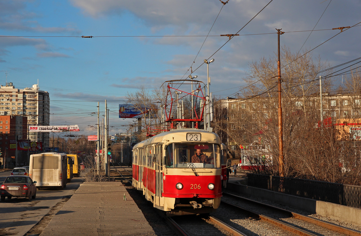 Екатеринбург, Tatra T3SU № 206