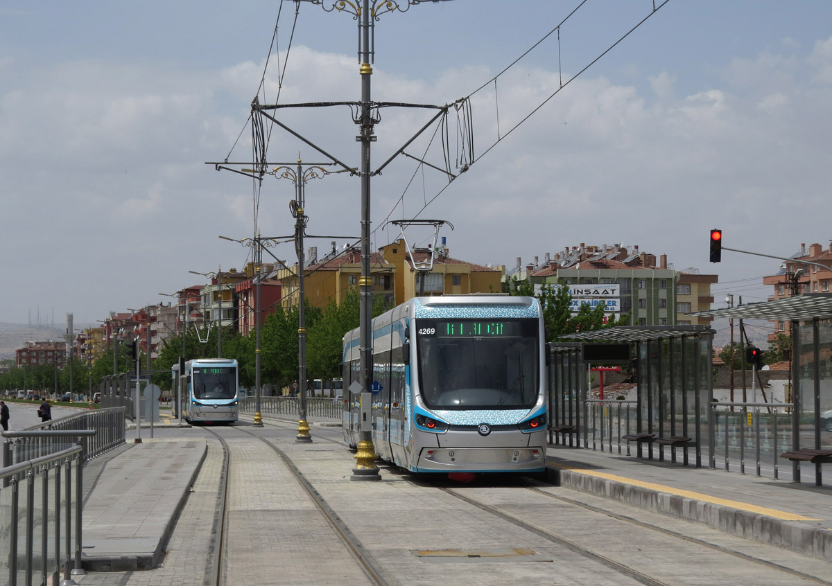 Konya, Škoda 28T ForCity Classic Catfree č. 4263; Konya, Škoda 28T ForCity Classic Catfree č. 4269