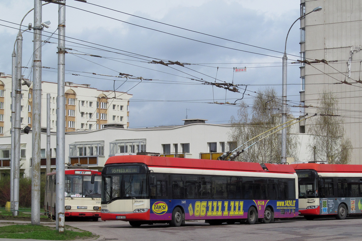 Вильнюс, Solaris Trollino II 15 AC № 2685