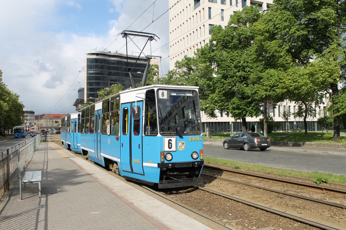 Вроцлав, Konstal 105Na № 2496