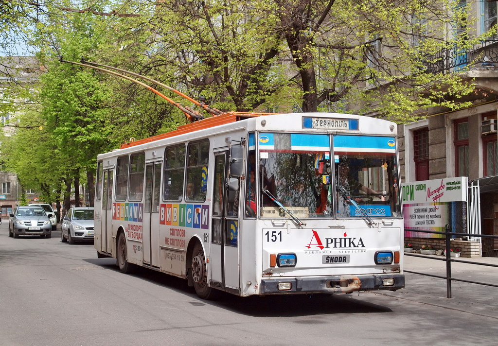 Тернополь, Škoda 14Tr08/6 № 151