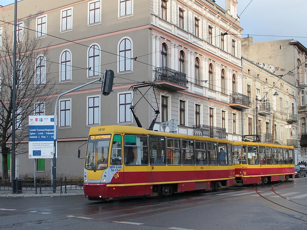 Лодзь, Konstal 805NaND № 1616