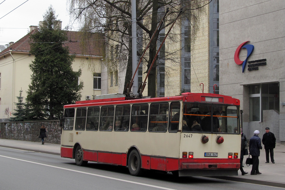 Vilnius, Škoda 14Tr13/6 № 2647 Vilnius, Škoda 14Tr13/6 № 2647