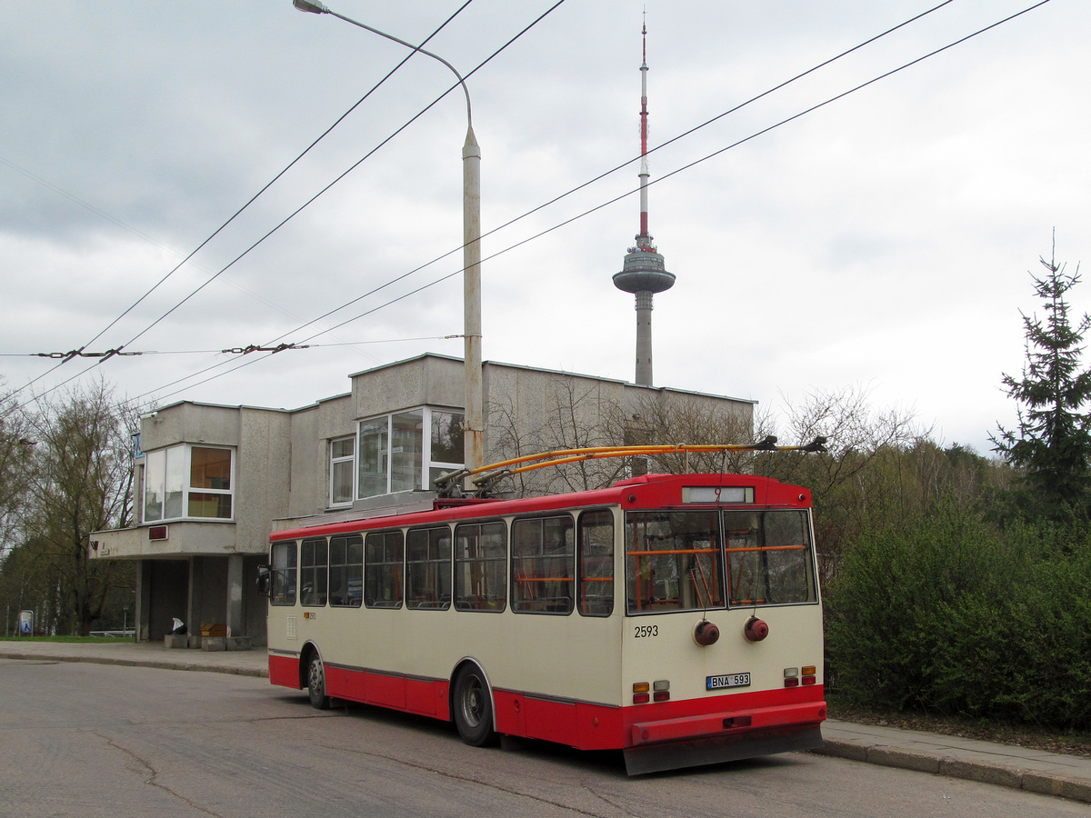 Вильнюс, Škoda 14Tr13/6 № 2593