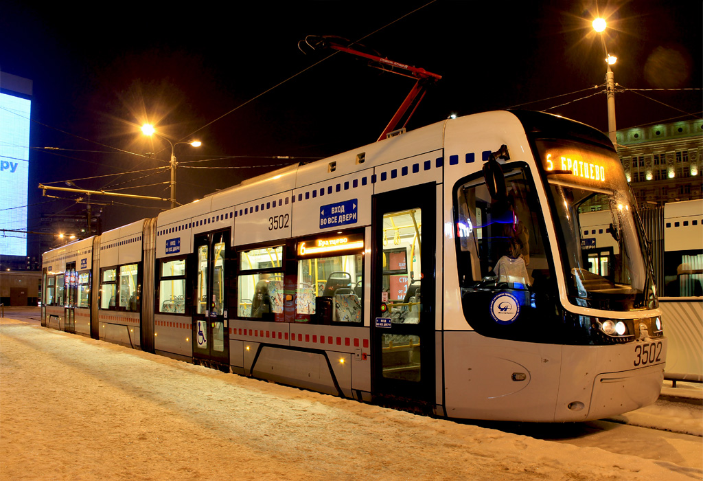 Москва, 71-414 (Pesa Fokstrot) № 3502