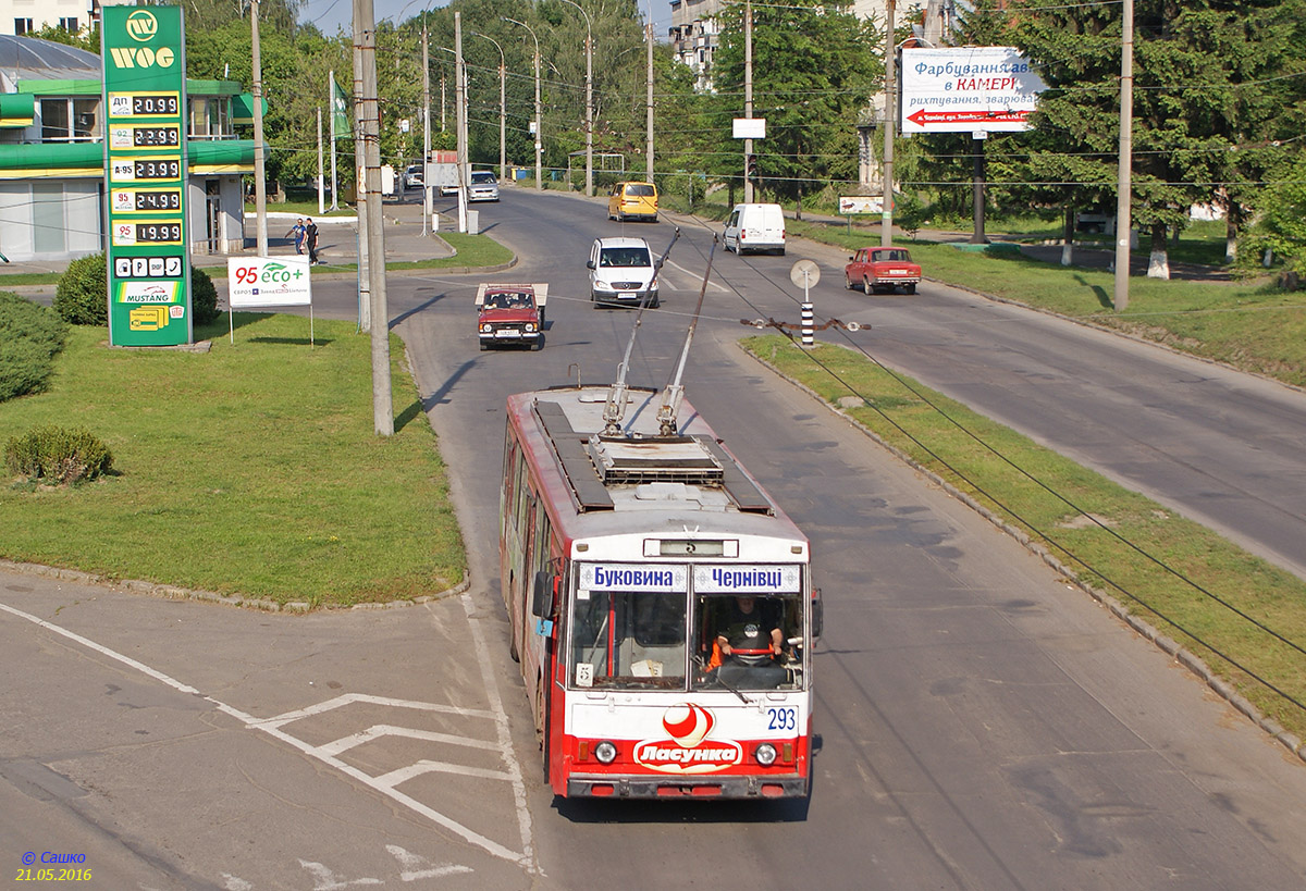 Черновцы, Škoda 14Tr89/6 № 293