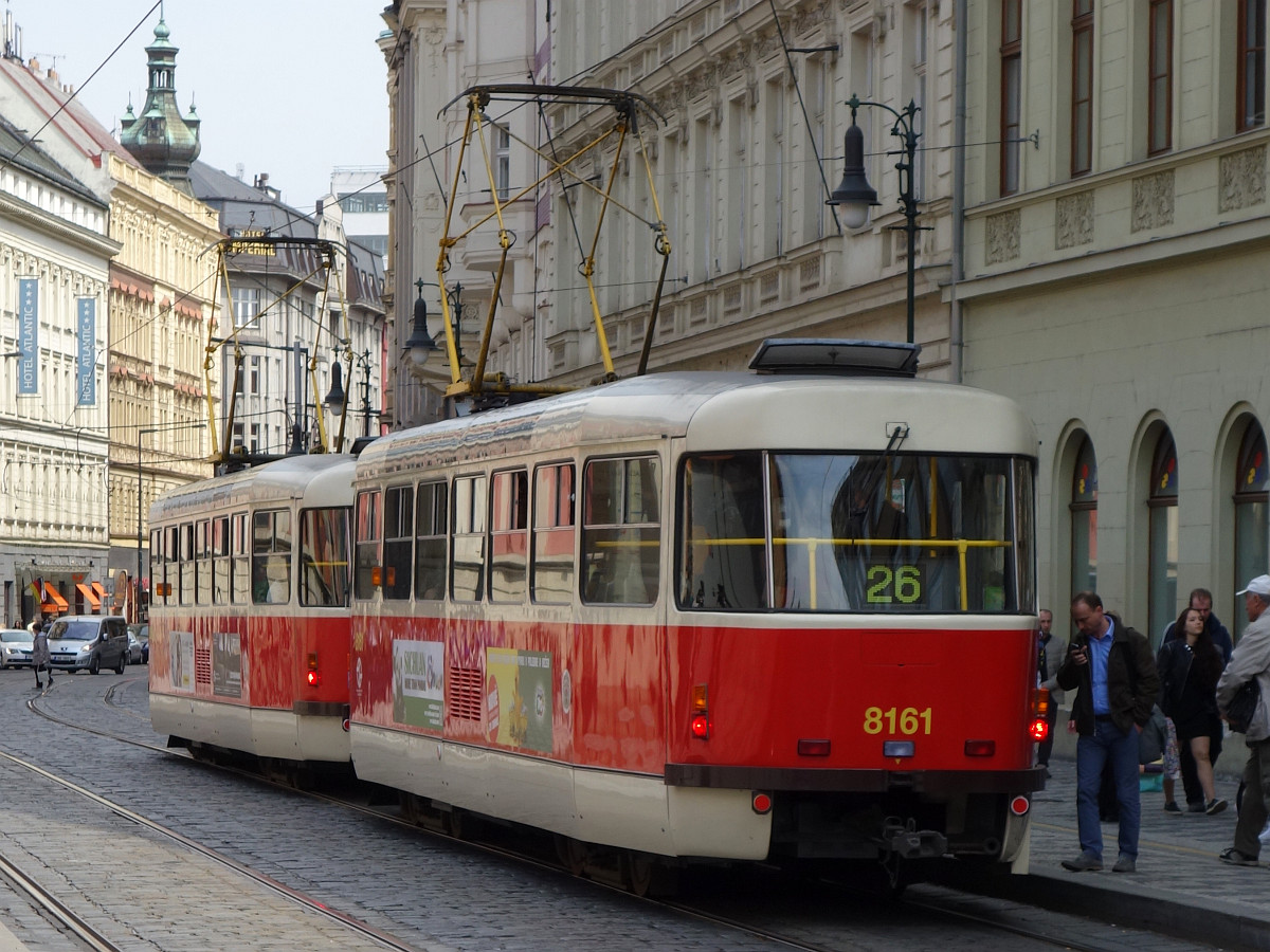 Прага, Tatra T3R.PV № 8161