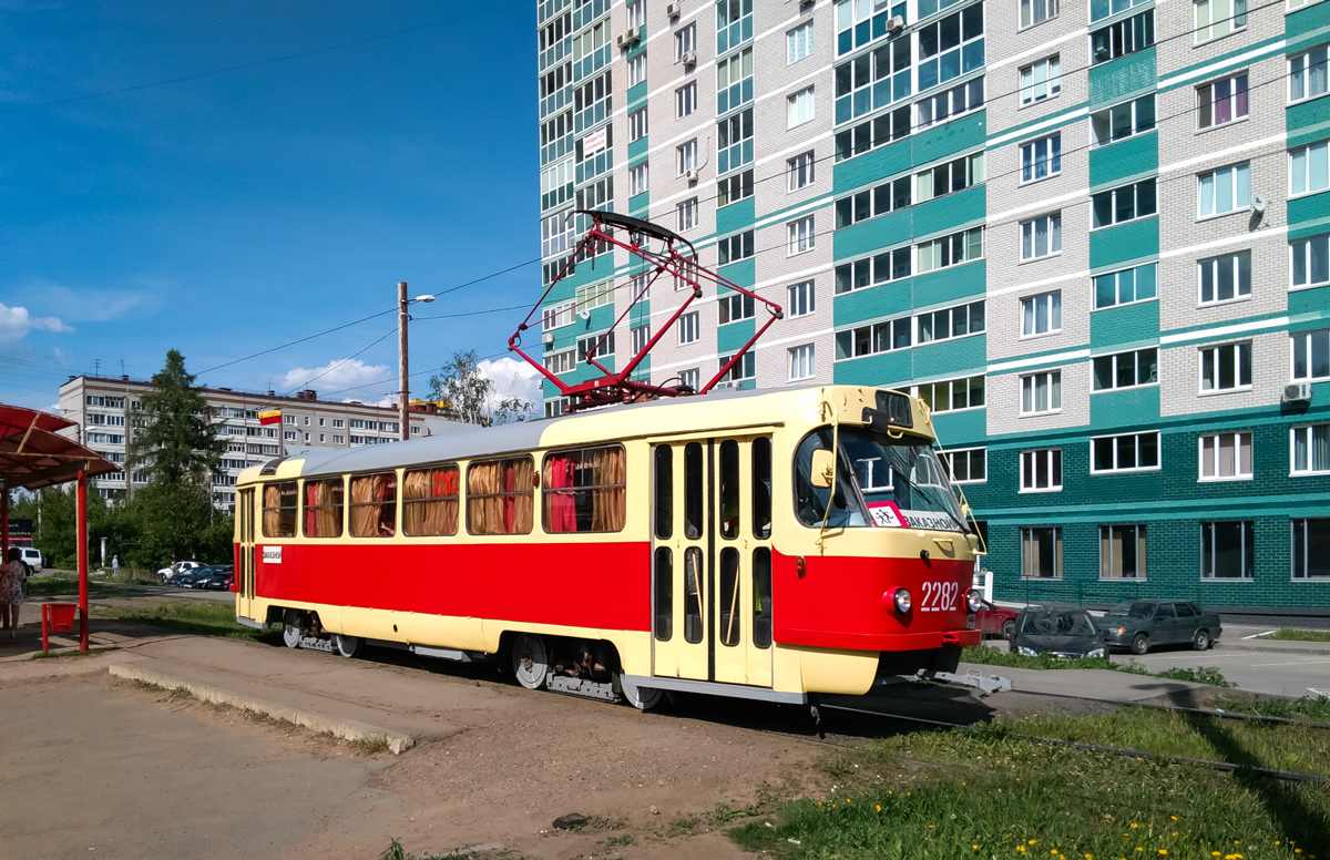 Ижевск, Tatra T3SU (двухдверная) № 2282