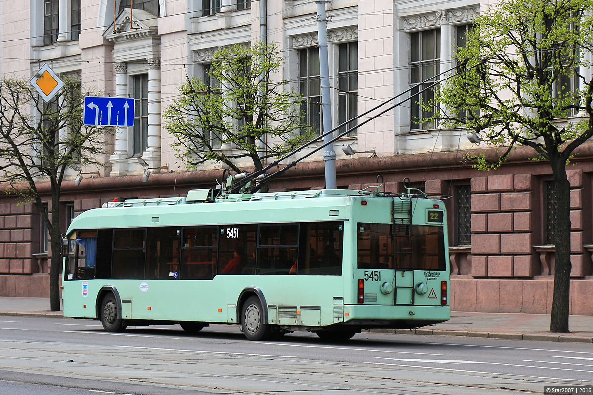 Минск, БКМ 321 № 5451