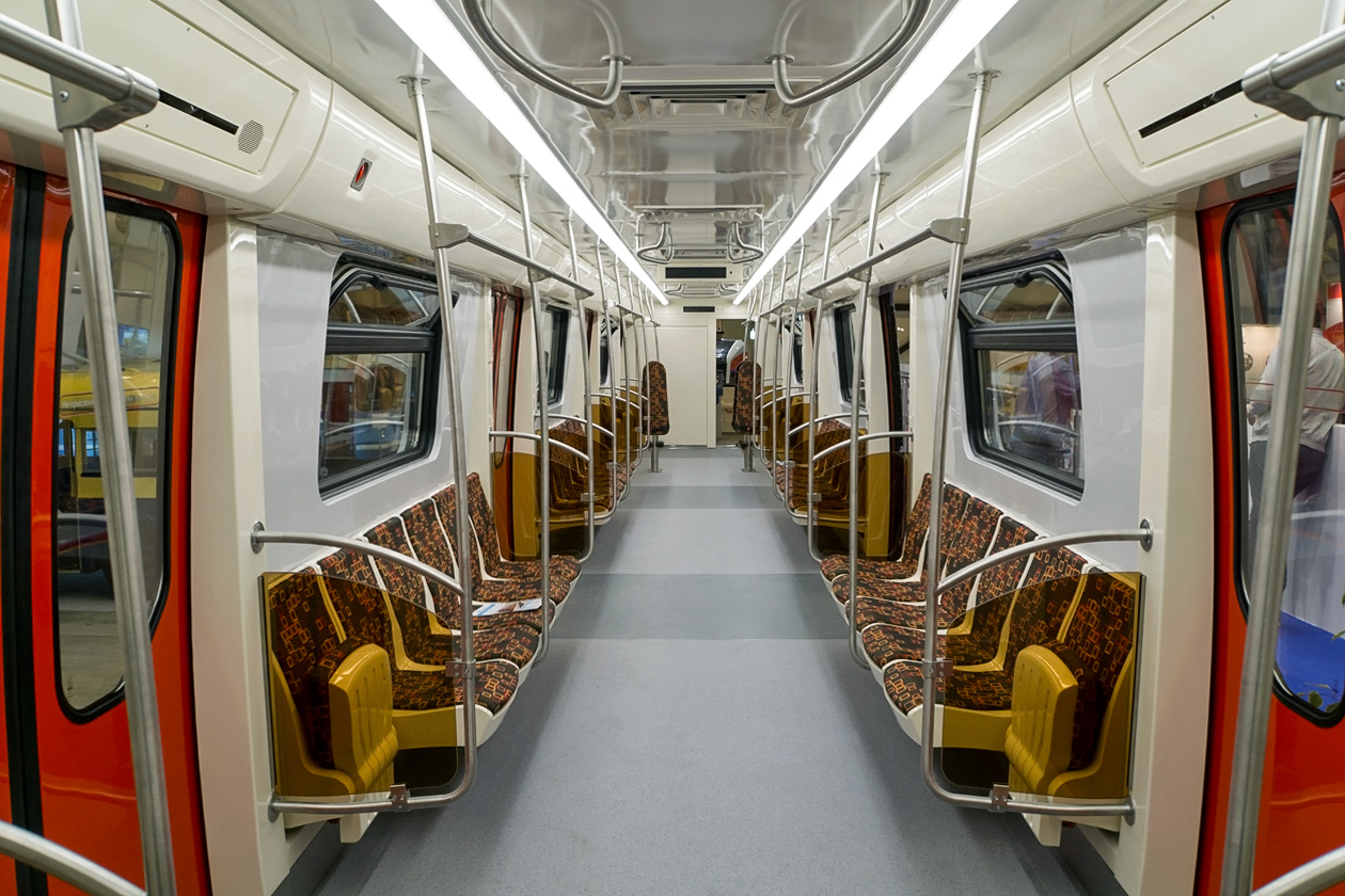 Санкт-Петербург — II Международный инновационный форум пассажирского транспорта «SmartTRANSPORT»; Санкт-Петербург — Метрополитен — Подвижной состав — 81-722/723/724 «Юбилейный»