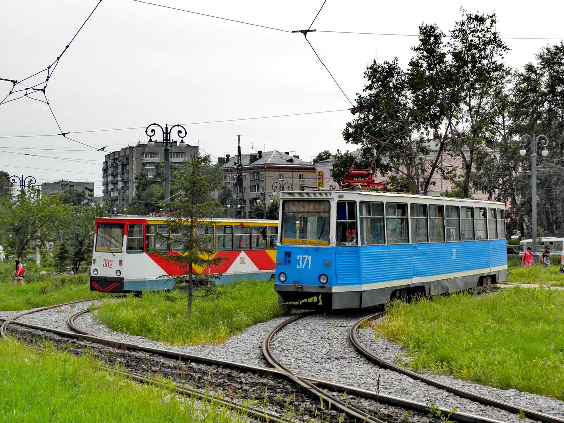 Хабаровск, 71-605 (КТМ-5М3) № 371