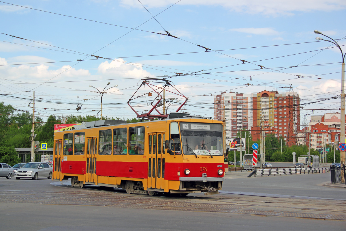 Yekaterinburg, Tatra T6B5SU # 376