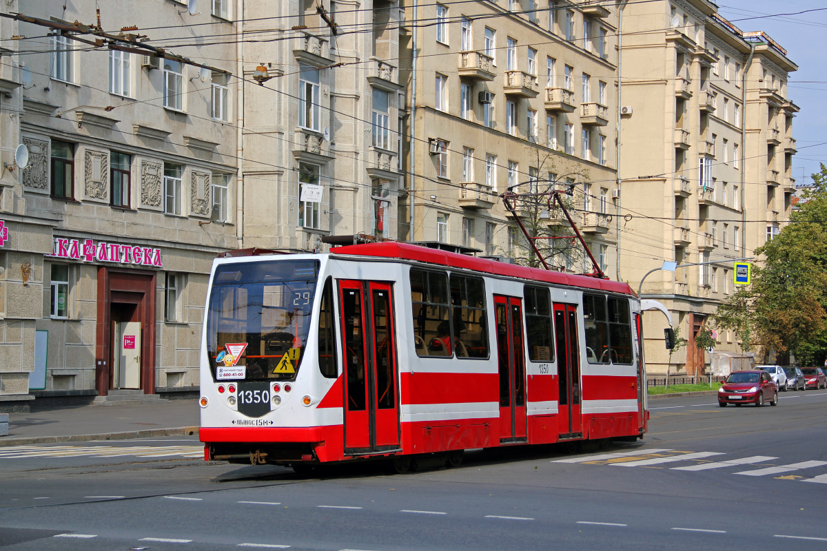 Санкт-Петербург, 71-134А (ЛМ-99АВН) № 1350 Санкт-Петербург, 71-134А (ЛМ-99АВН) № 1350