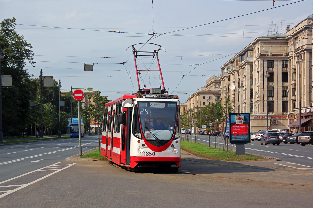 Санкт-Петербург, 71-134А (ЛМ-99АВН) № 1350 Санкт-Петербург, 71-134А (ЛМ-99АВН) № 1350