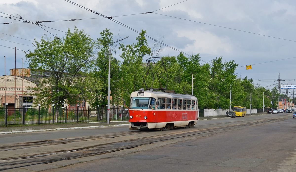 Киев, Tatra T3SU № 5516