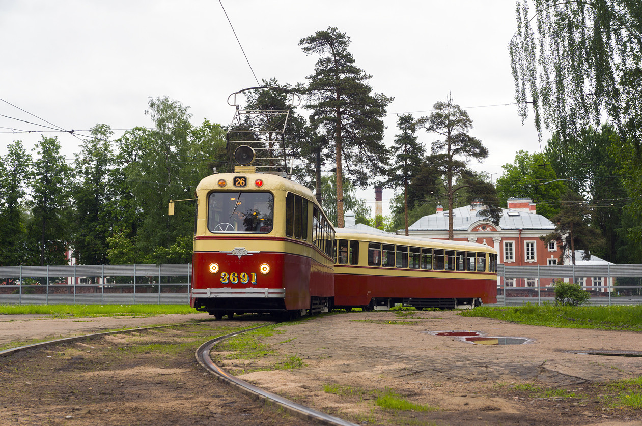 Санкт-Петербург, ЛМ-49 № 3691; Санкт-Петербург — Заказная поездка на поезде ЛМ-49-ЛП-49 28.05.2016