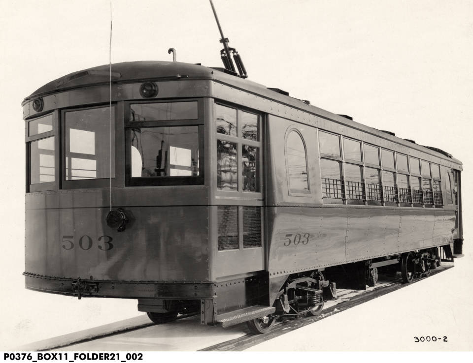 Цинциннати, Четырёхосный моторный Cincinnati № 503; Цинциннати — Cincinnati Car Co. — новые вагоны