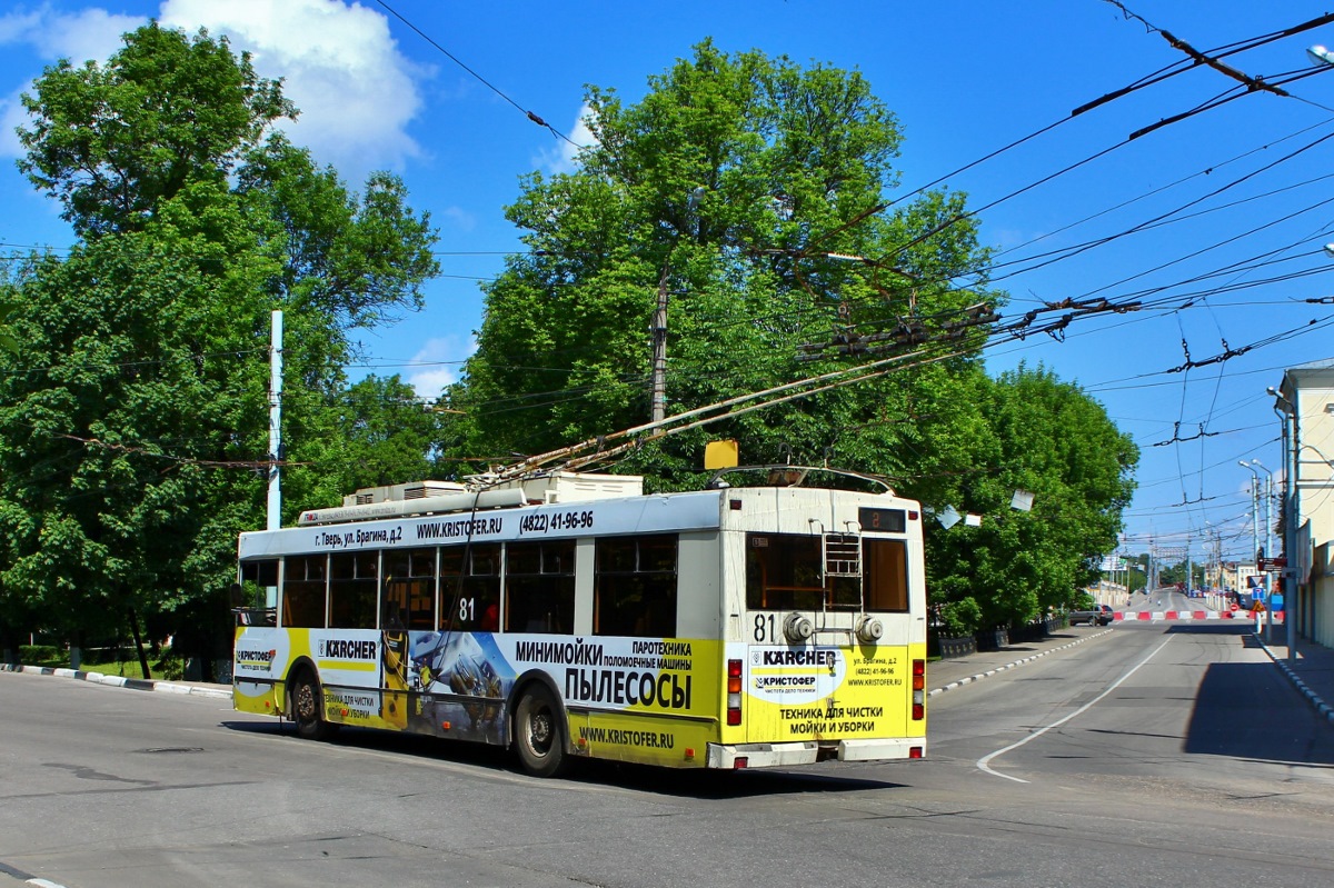 Tver, Trolza-5275.03 “Optima” č. 81; Tver — Trolleybus lines: Central district