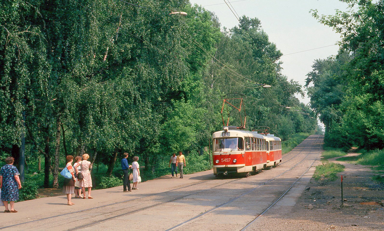 Москва, Tatra T3SU № 5497