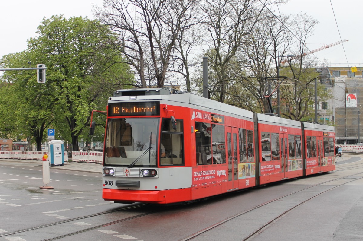 Галле, Duewag MGT6D № 608