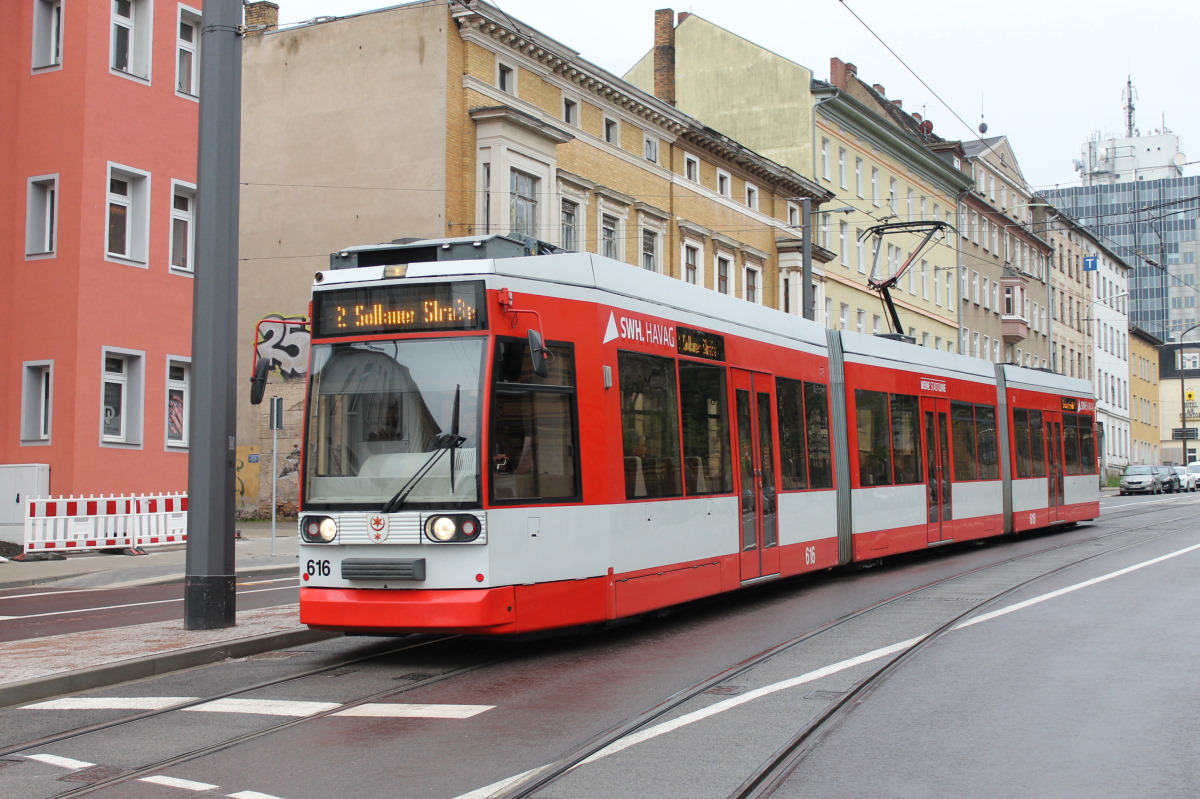 Галле, Duewag MGT6D № 616