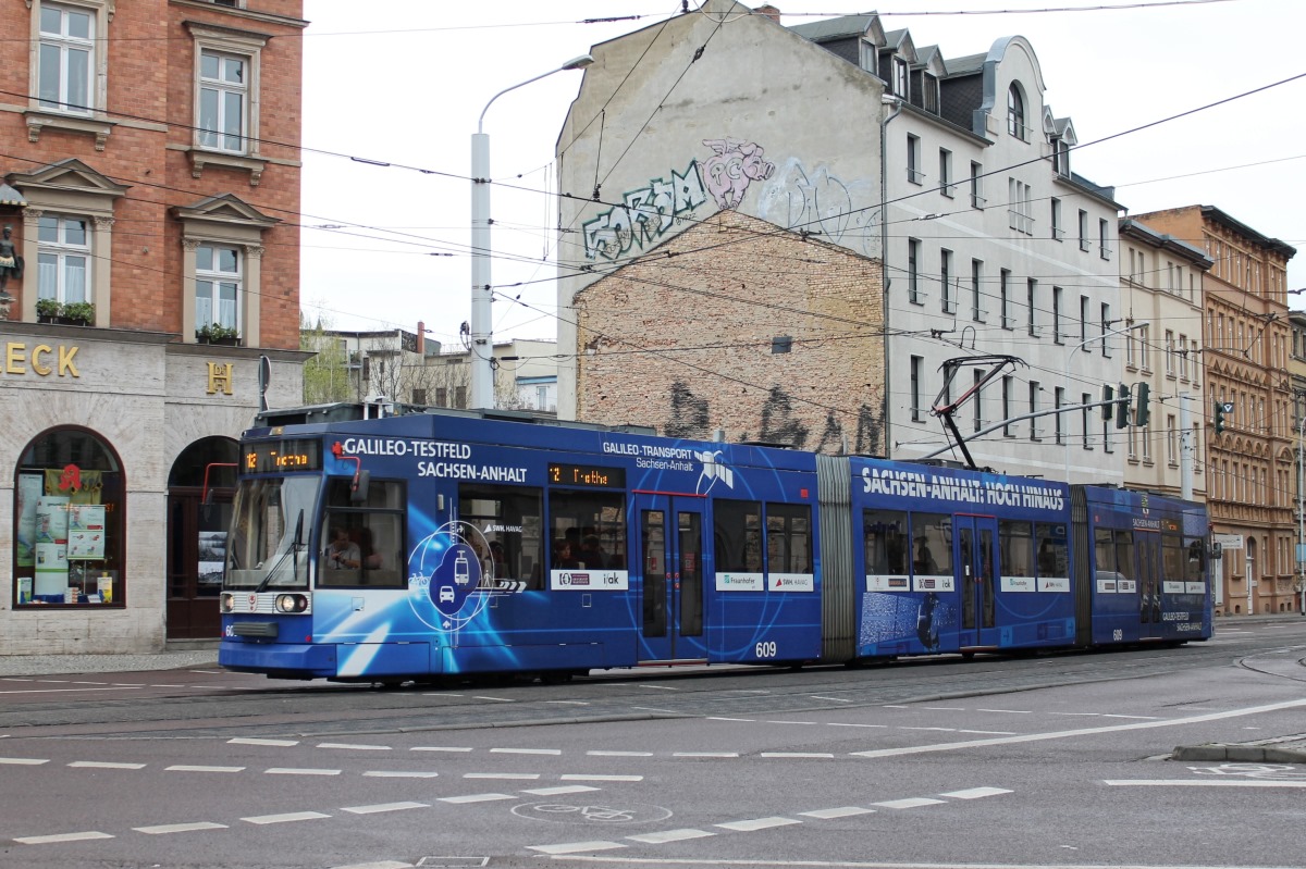 Галле, Duewag MGT6D № 609