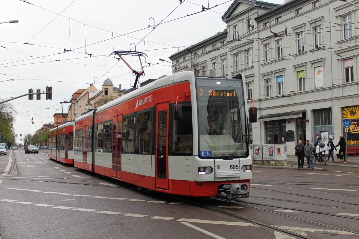 Галле, Bombardier MGT-K № 695