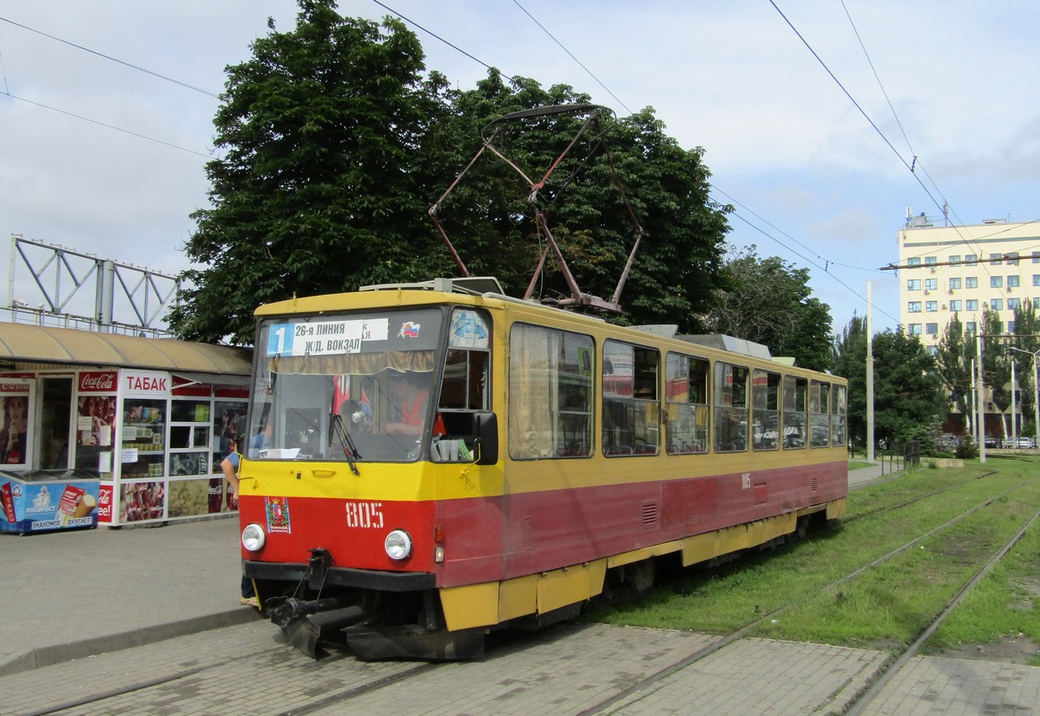 Rostov Doni ääres, Tatra T6B5SU № 805