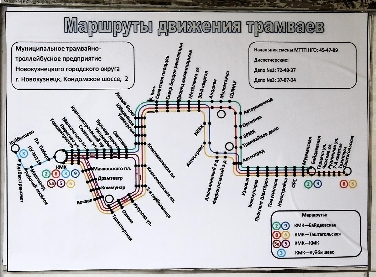 Новокузнецк — Схемы