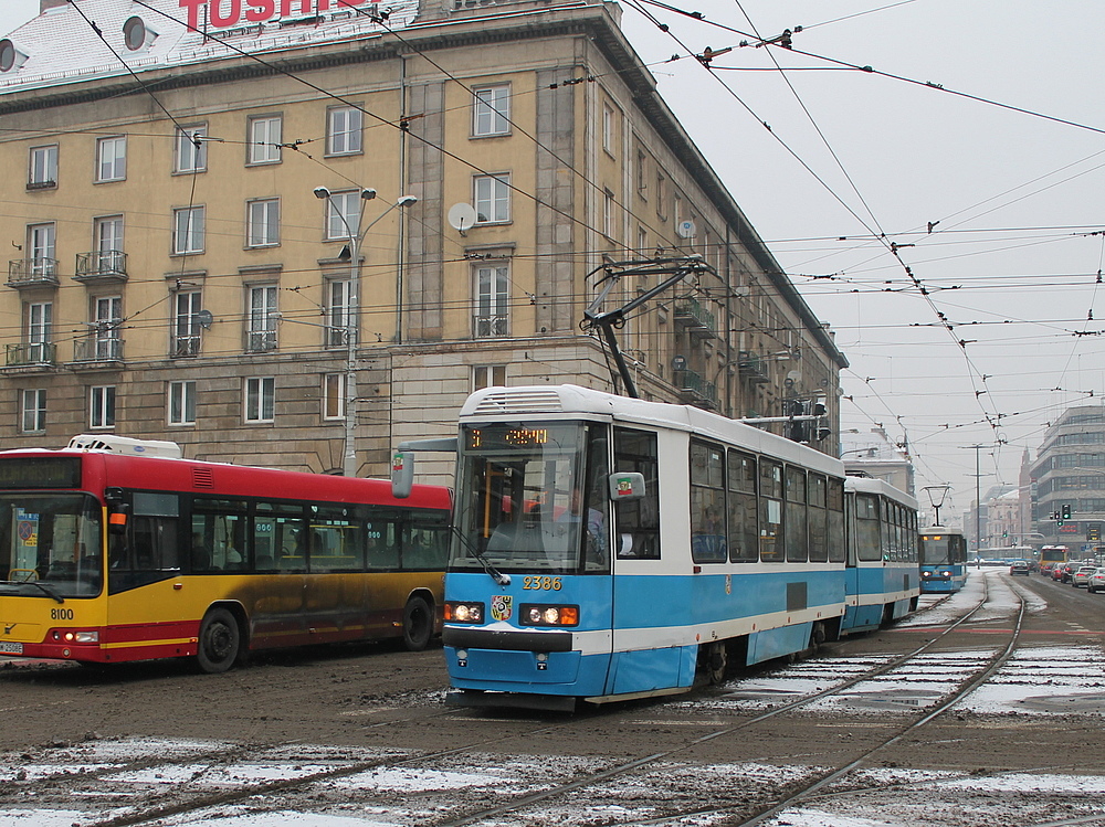 Вроцлав, Konstal 105NWr № 2386