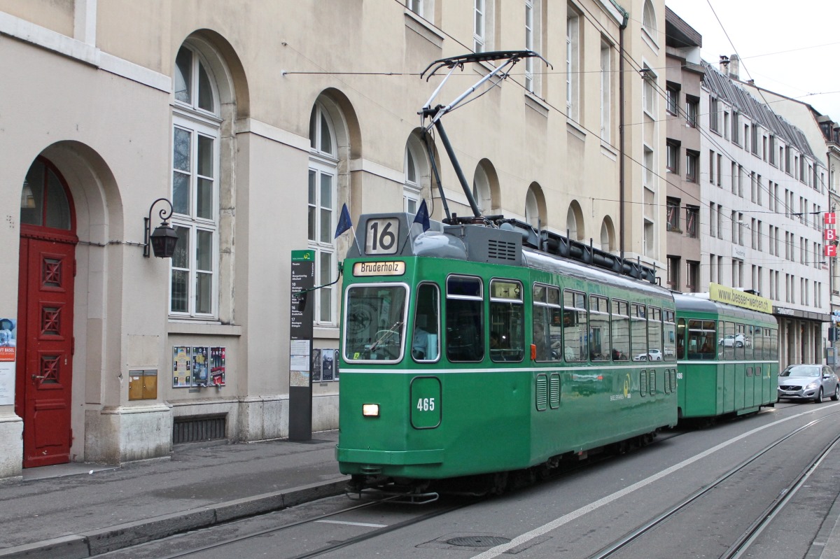 Базель, SWP/BBC Be 4/4 № 465