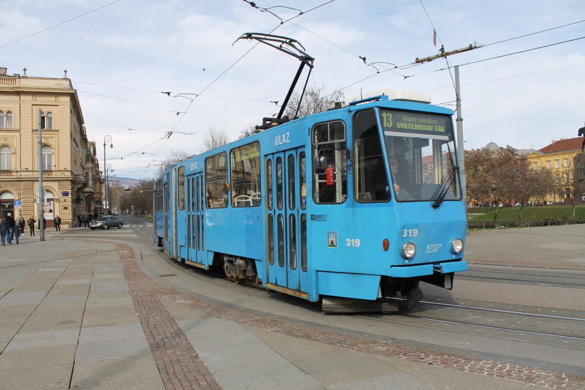 Загреб, Tatra KT4YU № 319