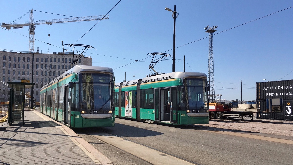 Helsinki — Espoo, Bombardier Variotram MLRV2 — 235; Helsinki — Espoo, Bombardier Variotram MLRV2 — 238