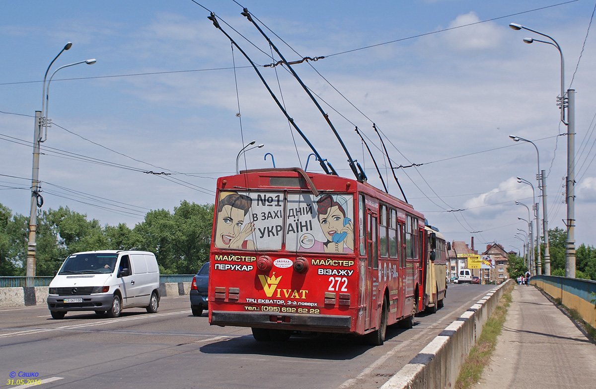 Черновцы, Škoda 14Tr02/6 № 272