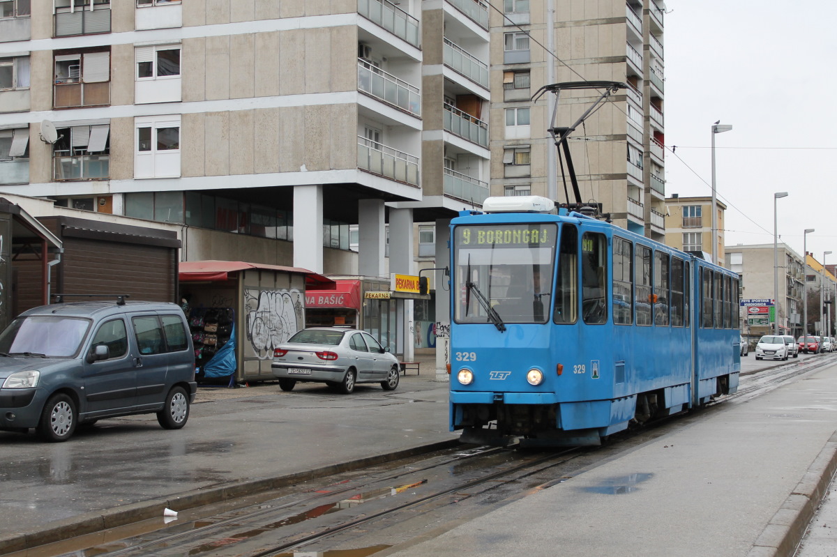 Загреб, Tatra KT4YU № 329