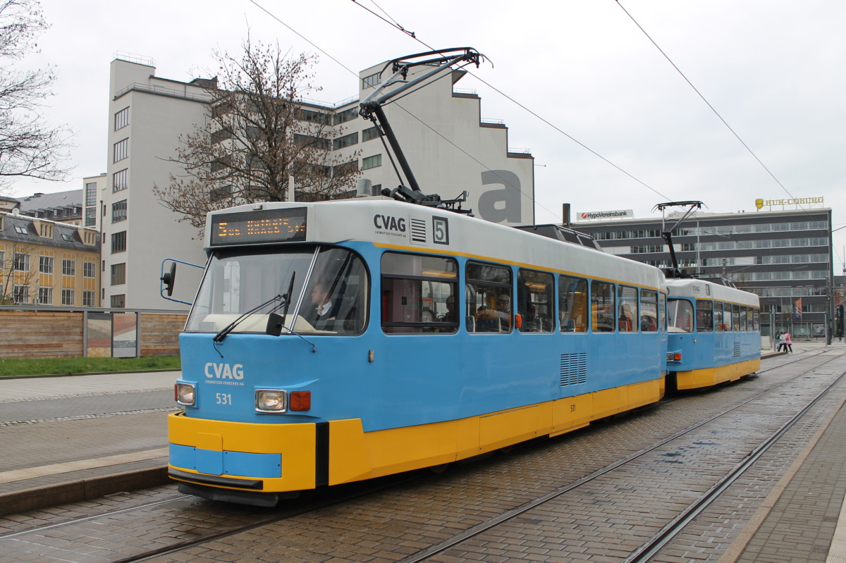 Chemnitz, Tatra T3DM № 531