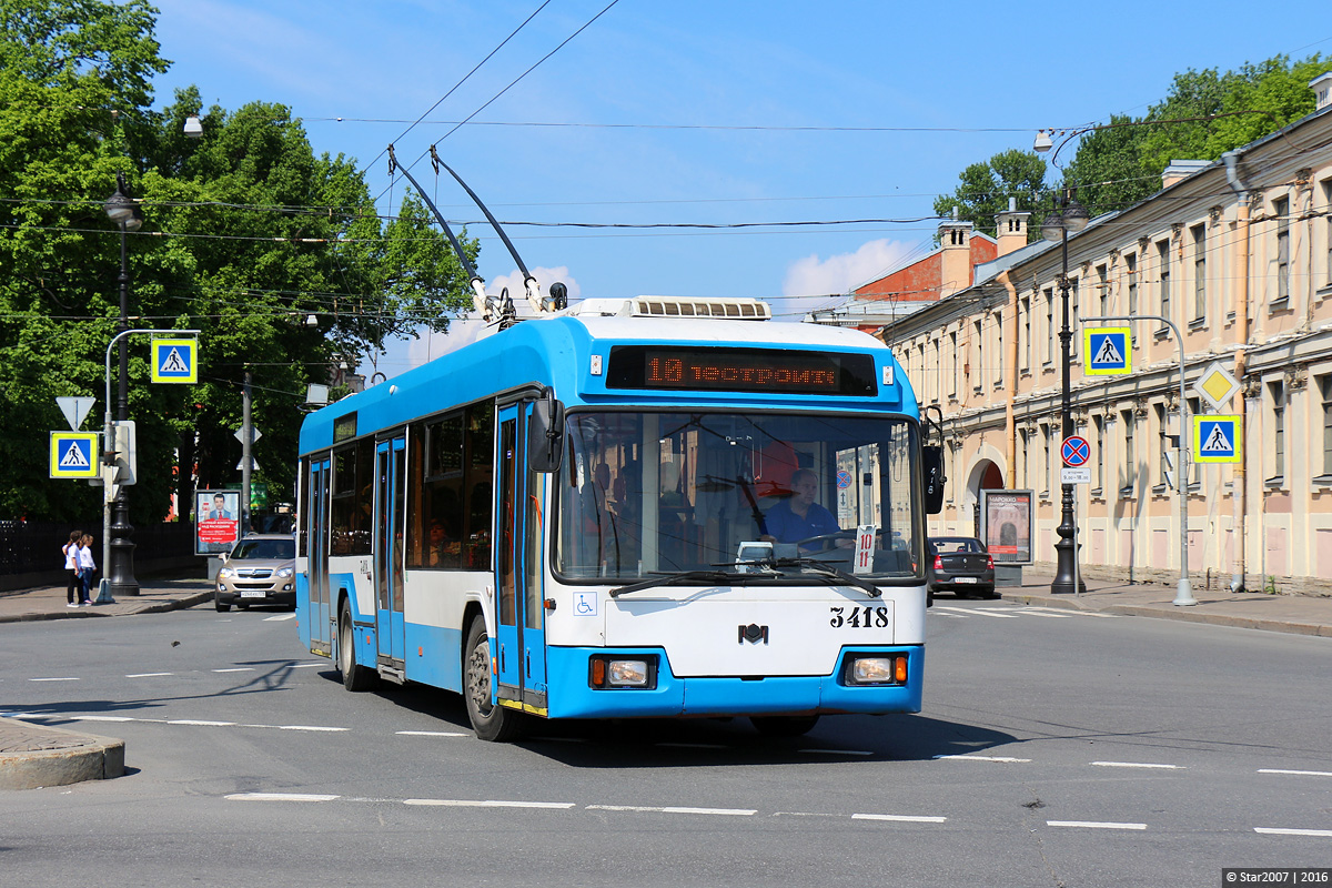 Санкт-Петербург, БКМ 321 № 3418