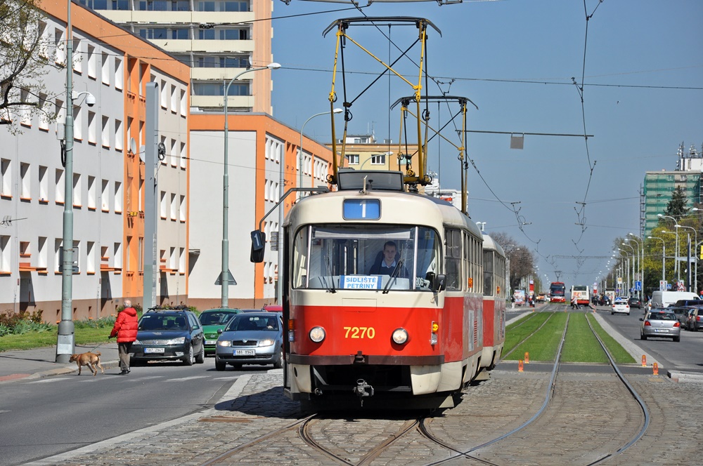 Прага, Tatra T3SUCS № 7270