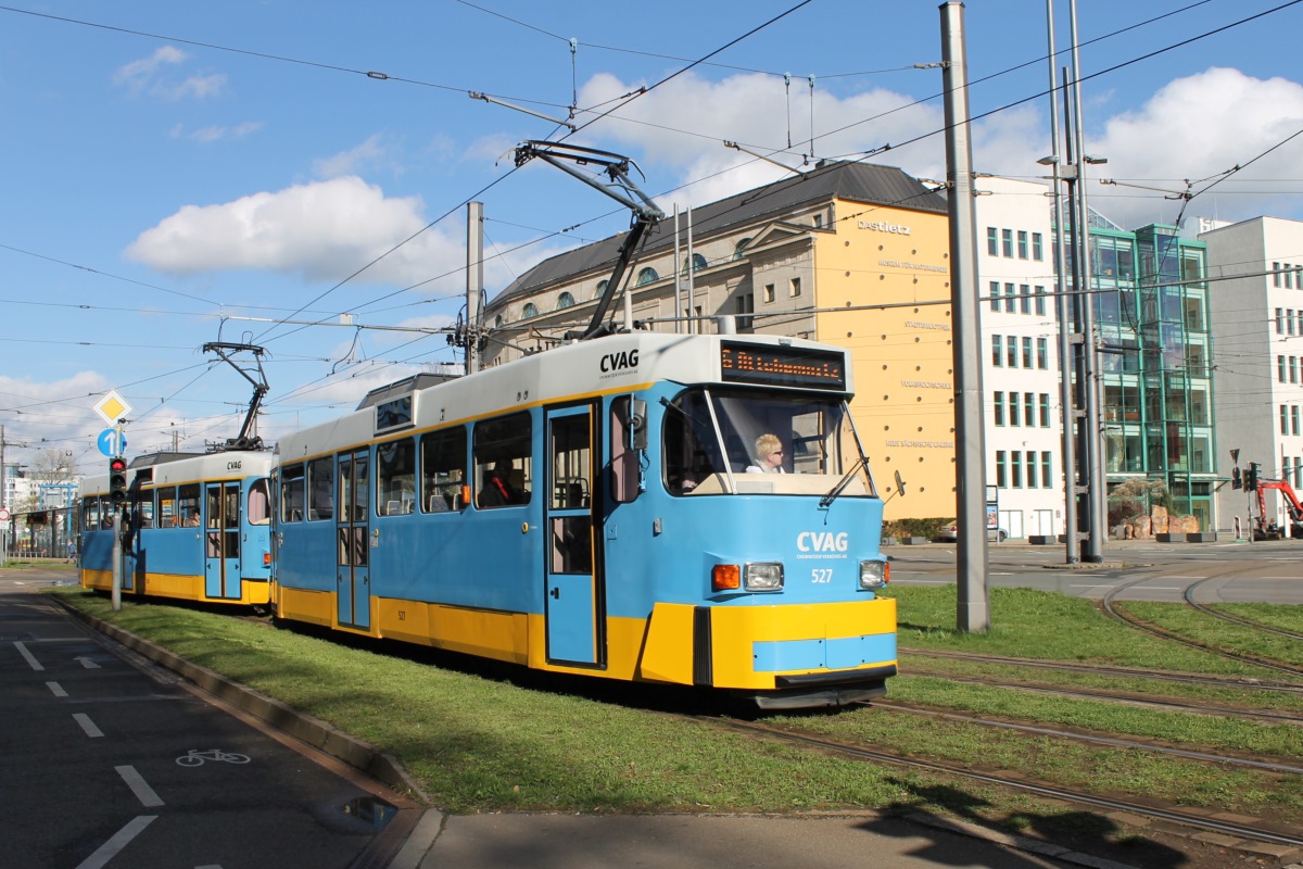 Хемниц, Tatra T3DM № 527