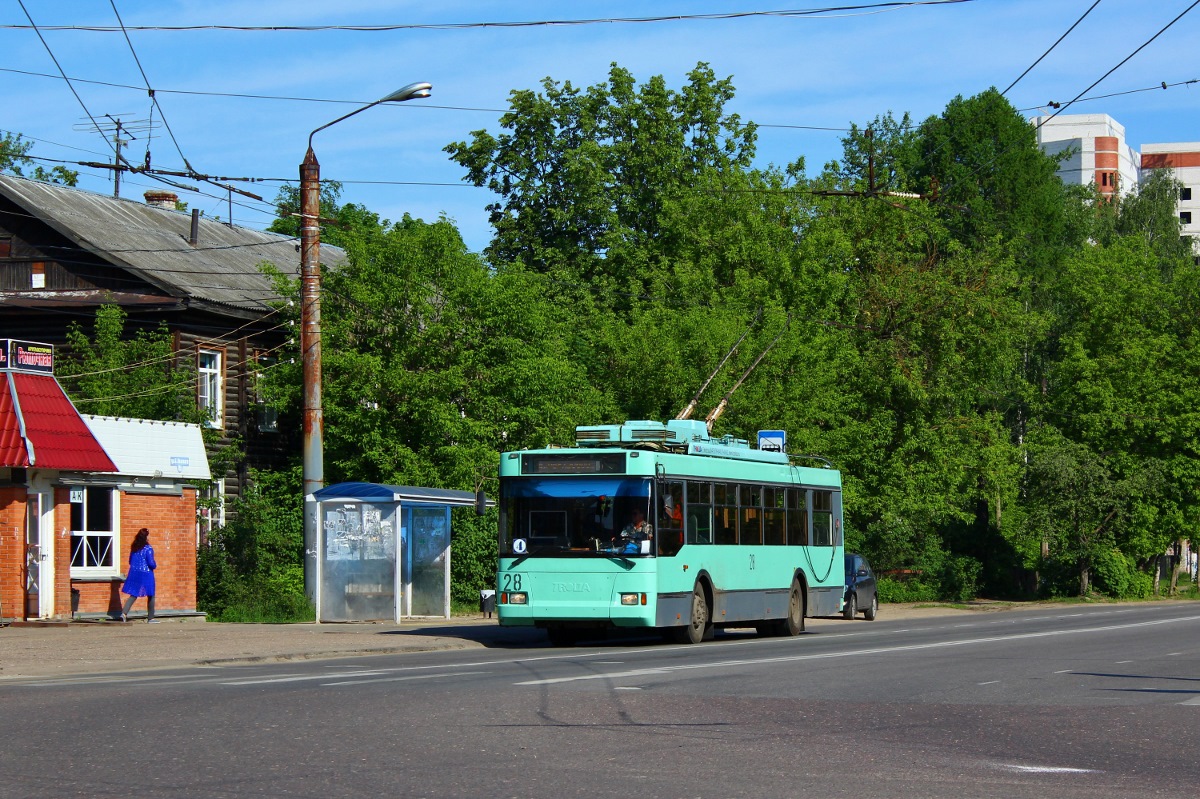 Tver, Trolza-5275.05 “Optima” № 28; Tver — Trolleybus lines: Proletarsky district