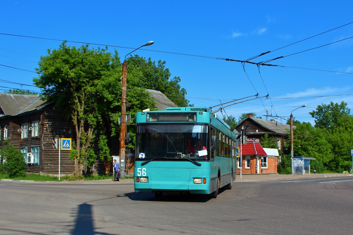Тверь, Тролза-5275.05 «Оптима» № 56; Тверь — Троллейбусные линии: Пролетарский район