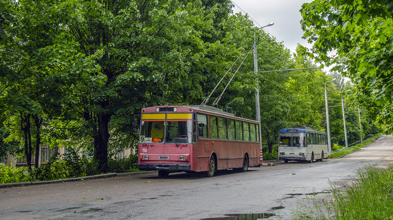 Тернополь, Škoda 14Tr89/6 № 114