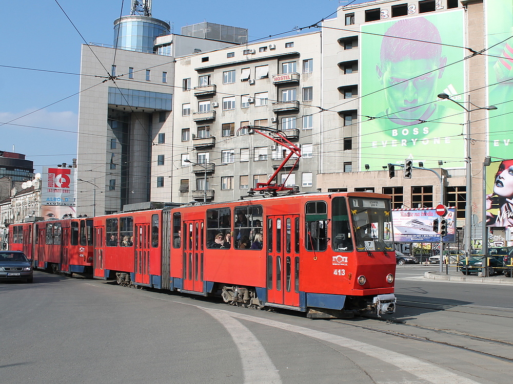Белград, Tatra KT4M-YUB № 413