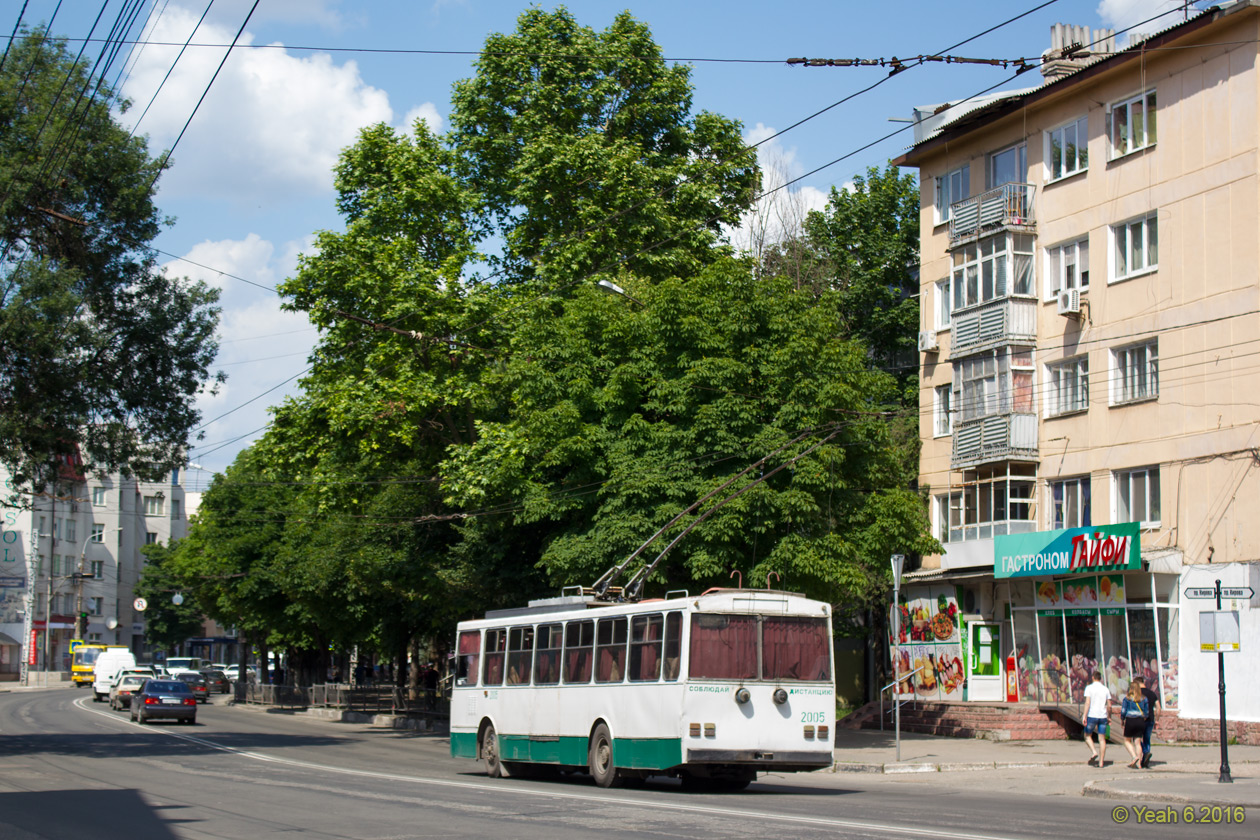 Крымский троллейбус, Škoda 14Tr02/6 № 2005