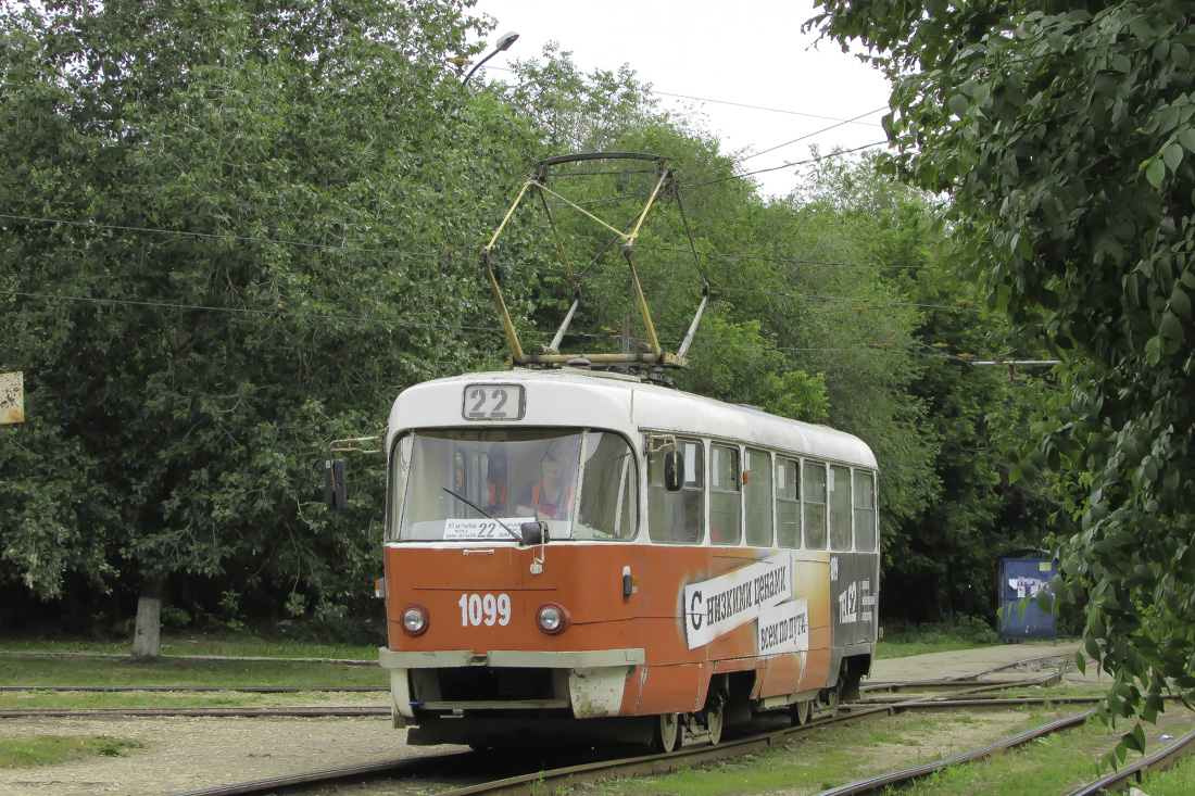 Samara, Tatra T3SU (2-door) Nr. 1099; Samara — Terminus stations and loops (tramway)