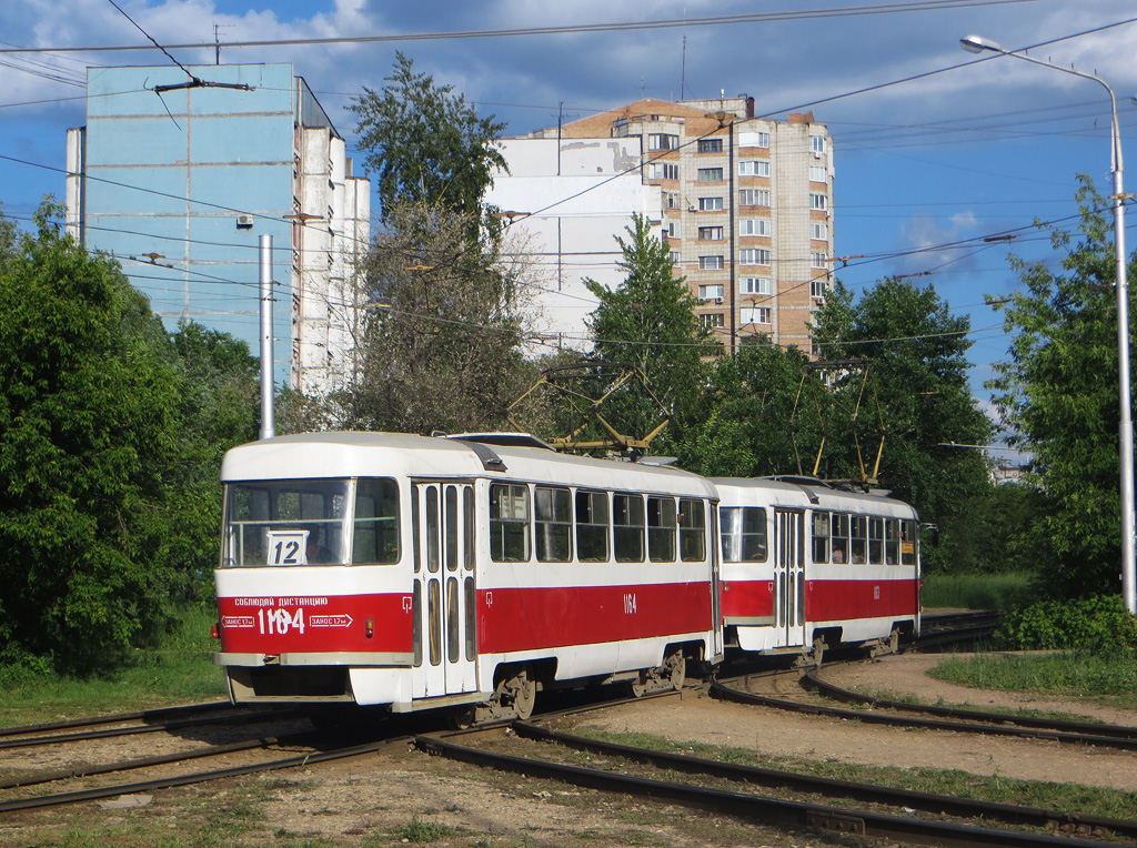 Самара, Tatra T3SU (двухдверная) № 1164